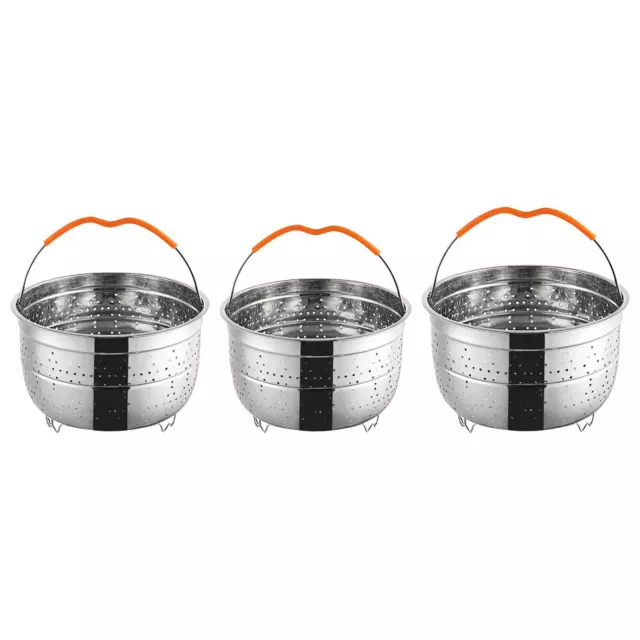 Multifunctional Steamer Basket Large Capacity Stainless Steel Cooker Insert