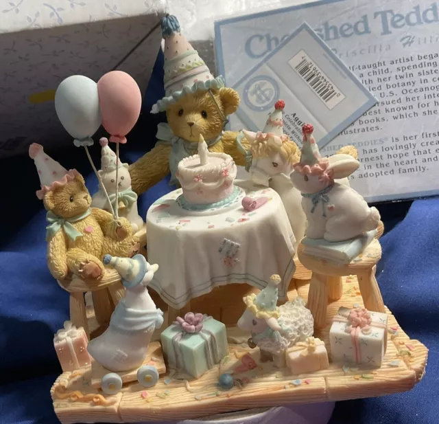 Cherished Teddies 1040291 Aggie New &Paperwork Special Edition
