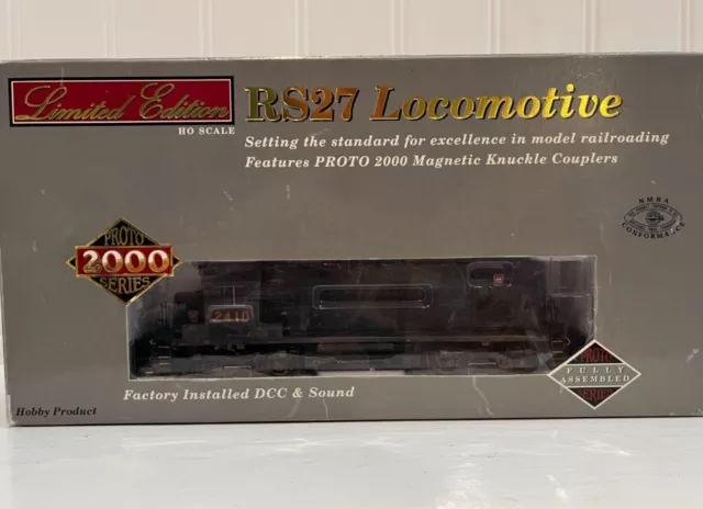 HO Scale Proto 2000 PRR Alco RS27 Diesel w/DCC & Sound #2410, used