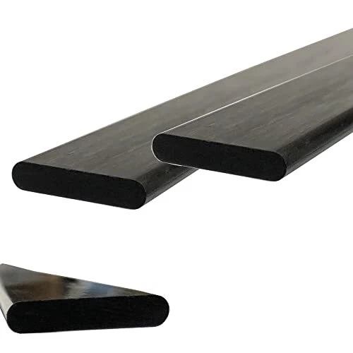 4 KARBXON - PULTRUDED Carbon Fiber - 6mm X 2mm X 1000mm - Black Flat Carbon F...