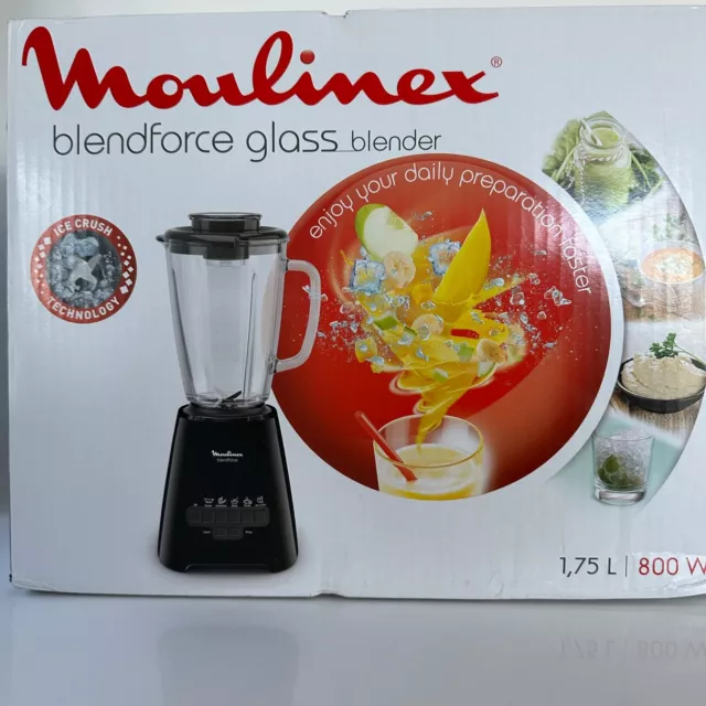 blender moulinex blenderforce glass noir 1.75L 800w