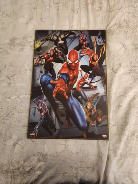 Marvel Spider-Man Multiverse Wood Wall Decor 19"x13"