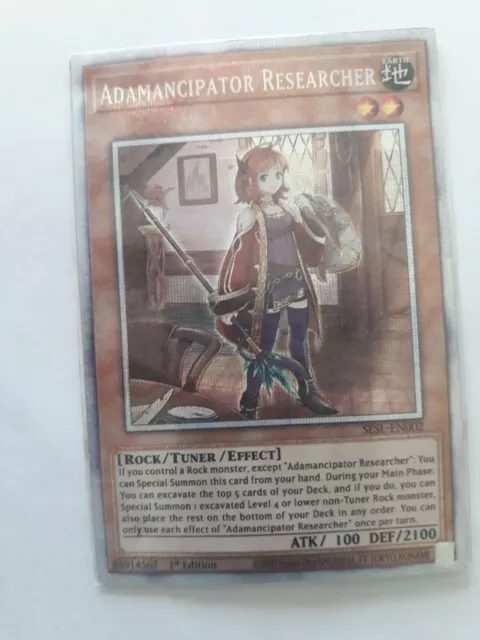 Adamancipator Researcher 1st Edition Yugi-Oh 2020 /Investigador Adamancipator