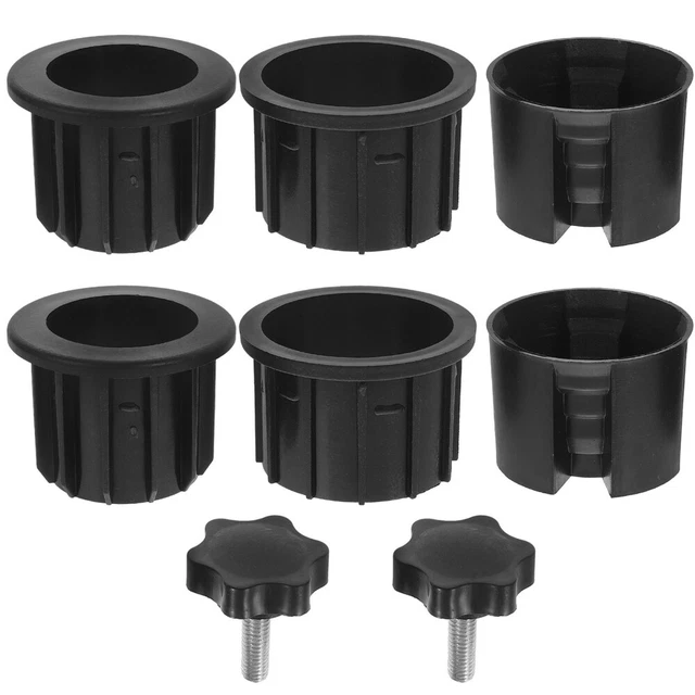 7-teiliges Sonnenschirm Ersatzteil Set - Reduzierringe & Zubehör Für Gartenschirme