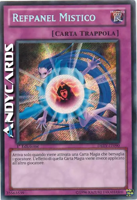 1a Ed. ☻ Refpanel Mistico ☻ Segreta ☻ DREV IT090 ☻ YUGIOH ANDYCARDS