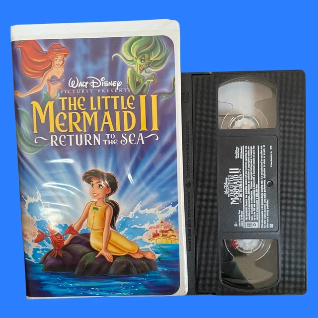 THE LITTLE MERMAID II: Return to the Sea VHS Disney Clamshell. Free ...
