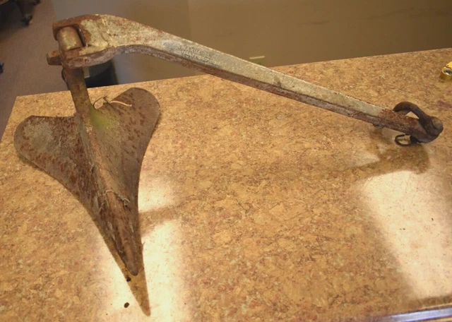 1948 The Maxim Silencer Hartford, CT Hinged Plow Anchor. 20 LBS.