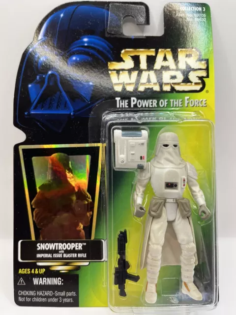Star Wars The Power Of The Force Snowtrooper Action Figure Hasbro