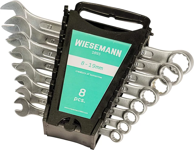 Set tenditori combinati 8 pz. Set chiavi I 8-19 mm di WIESEMANN 1893 con strumento I I