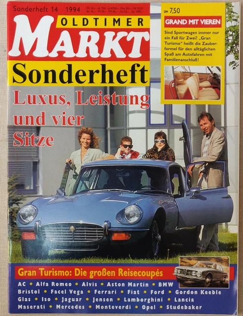 Oldtimer Markt Sonderheft Nr. 14  1994 Luxus, Leistung und vier Sitze