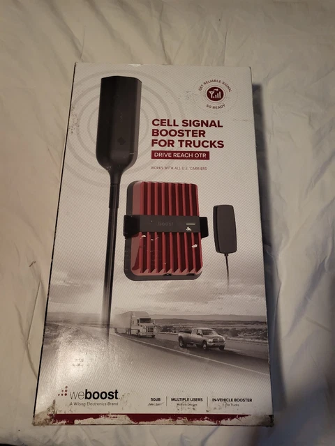 weBoost 477154 Drive Reach OTR & Semi-Truck Cell Signal Booster - Black