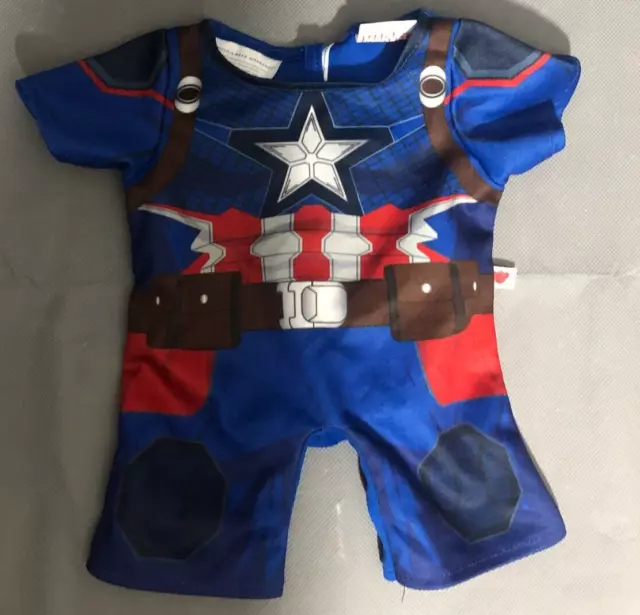 Build A Bear Toys Marvel Avengers Captain America Outfit Movie