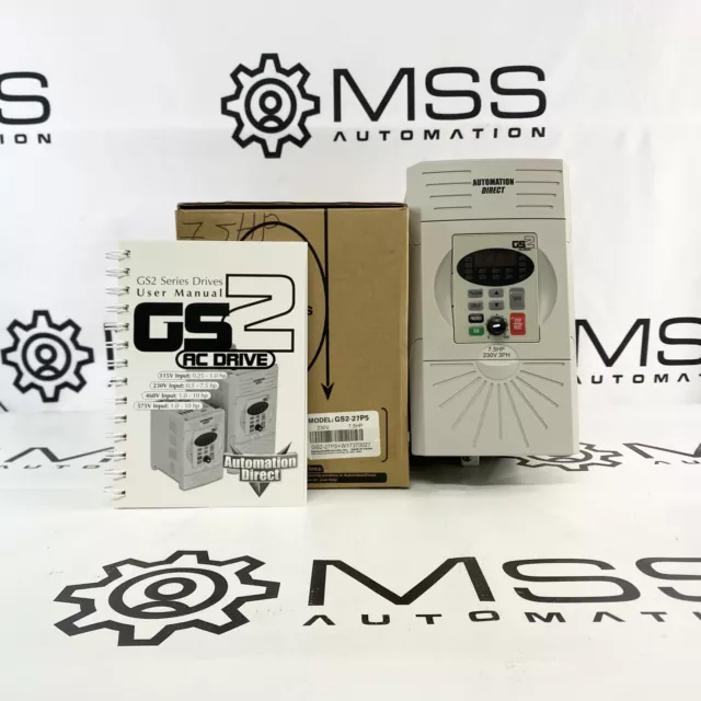 Automation Direct GS2-27P5 AC Guida Vfd 230V 7.5HP USA