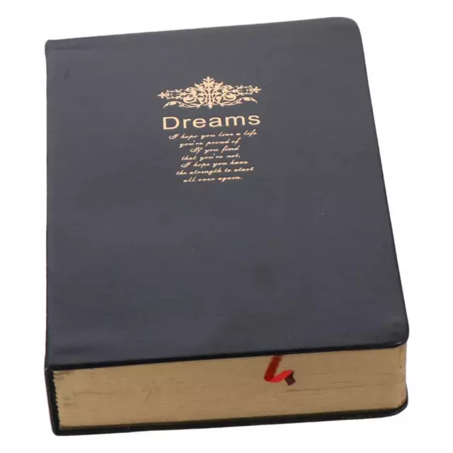 Black Leather Cover Dream Journals Notebook Blank Paper Hardcover Sketchbook