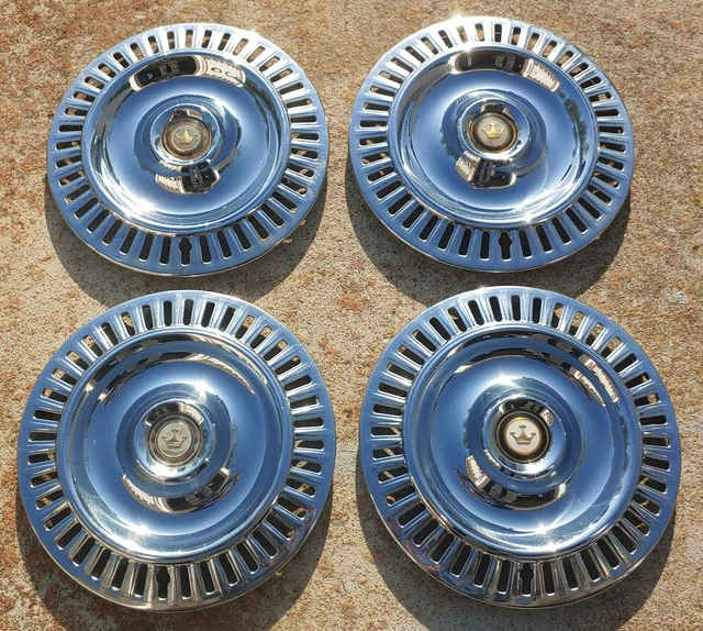 1955 1956 CHRYSLER Imperial Hubcap Wheel cover 15 Inch (Set of 4