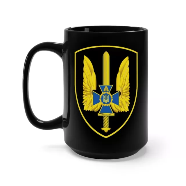Black Mug 15oz - Ukraine - Alpha Group - Ukrainian Spetsnaz wo Txt X 300