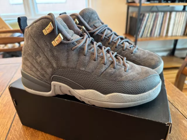 Air Jordan 12 Retro BG Dark Grey/Wolf Grey 6.5Y (Fits Women's 8)