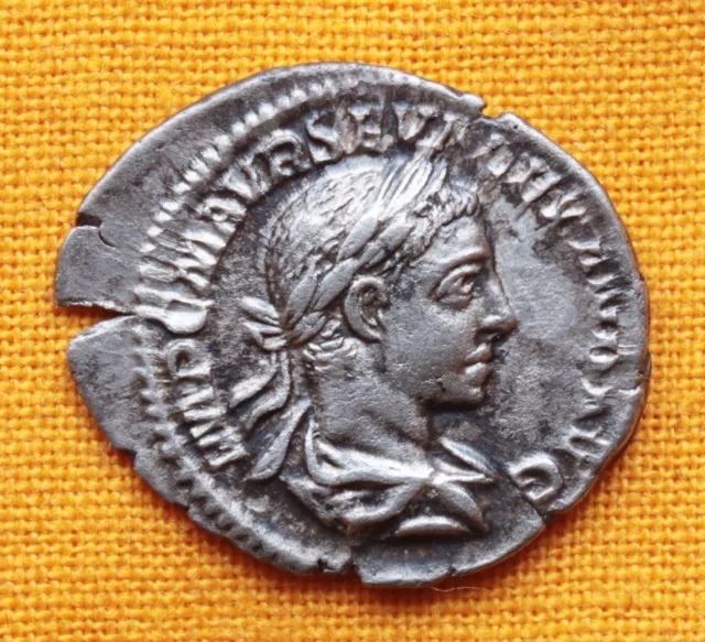 Ancient Roman Severus Alexander Denarius
