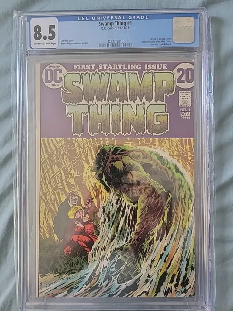 Swamp Thing #1 DC 1972 Origin CGC 8.5.