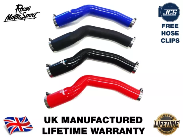 Ford Mondeo TDCi MK3 2.0L EGR To Intercooler Silicone Hose 2S7Q-6N696-AA OE M...