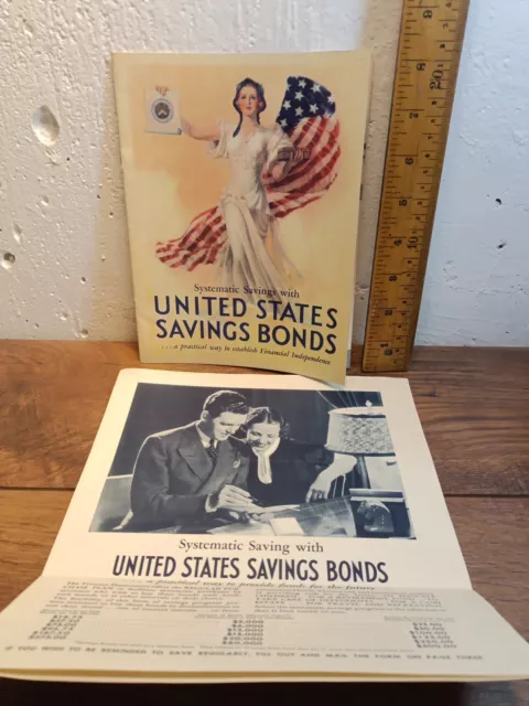 1940s systematic savings with United States savings bonds advertisement. (H4)