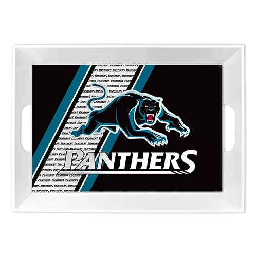 Penrith Panthers NRL Melamine Breakfast Serving Tray Food Drink Party Bar Gift