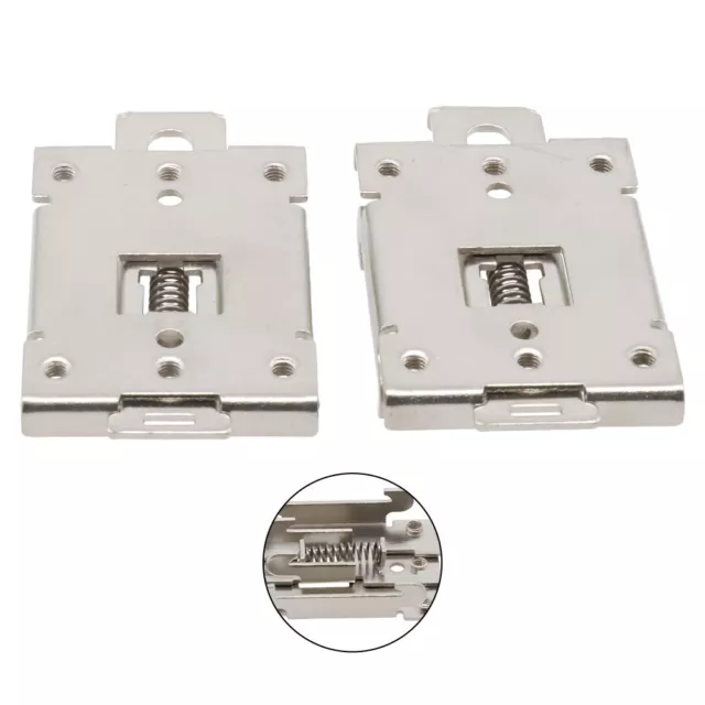 Facile à Installer Métal din Rail Support Clip for Simple Phase Relais (2 Lot