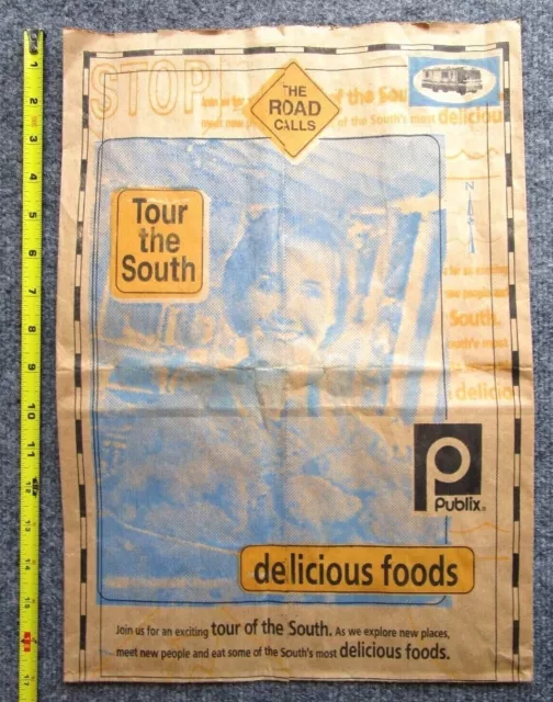 Collectible Publix Paper "Tour the South" Shopping Grocery Bags Trailer - A23