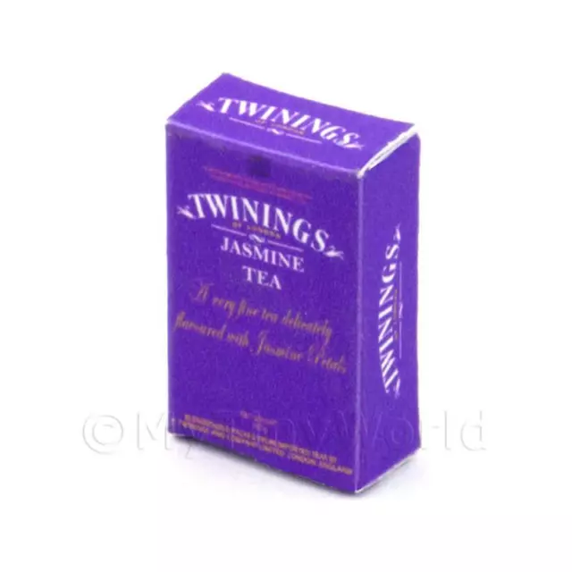 Maison de Poupées Miniature Twinings Jasmin Thé Boîte