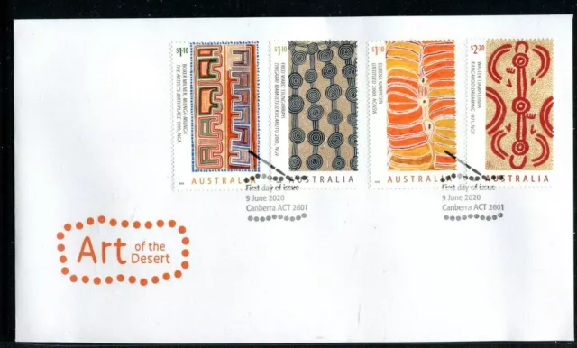 Australia - 2020 First Day Cover - Art of The Desert