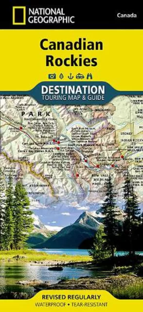 Canadian Rockies: Destination Map by National Geographic Maps (English) Folded B