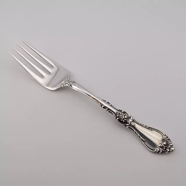 Wallace Royal Rose Sterling Silver Salad Fork - 6 1/2" - No Monograms