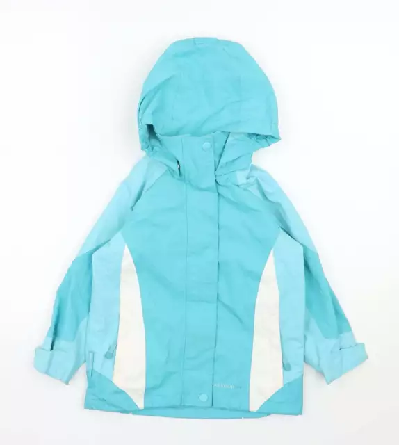 Mountain Life Boys Blue Anorak Coat Size 3-4 Years Zip