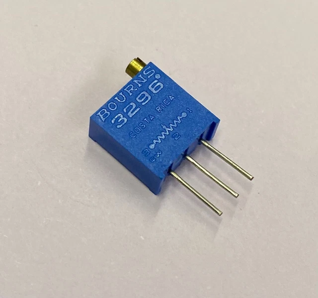 3296-1-502 Bourns Trimpot 5k ohm 0.5W PC Pin Top, Lot of 36