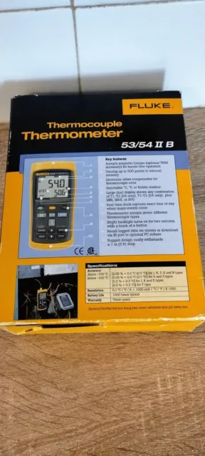 FLUKE Thermocouple Thermometer 53 / 54 II B 3