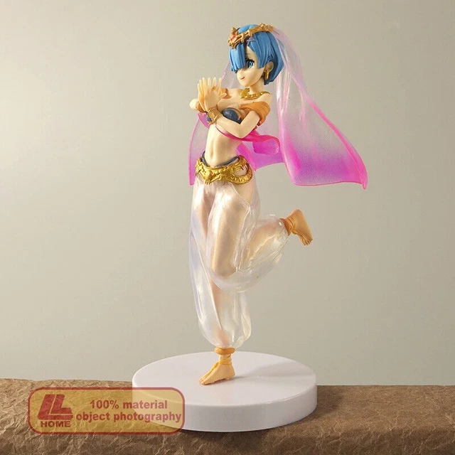 Anime Re Life In a Different World Rem in Arabian night girl Figure Toy Gift