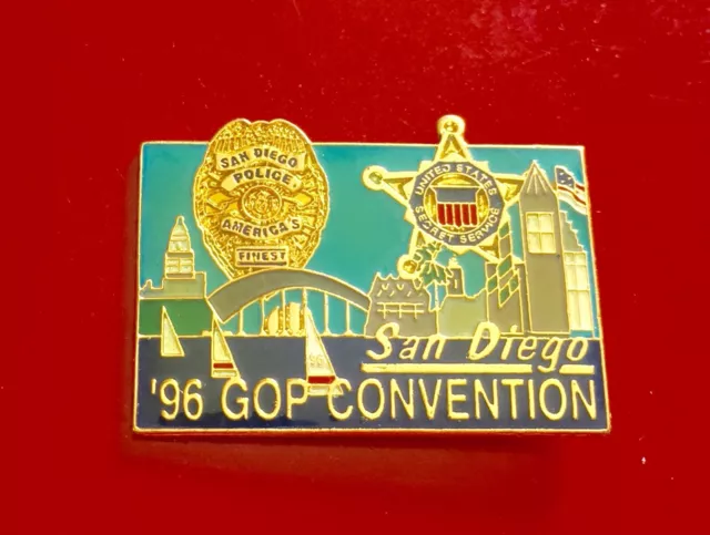 Pin Us Secret Service San Diego 96 GOP Convention