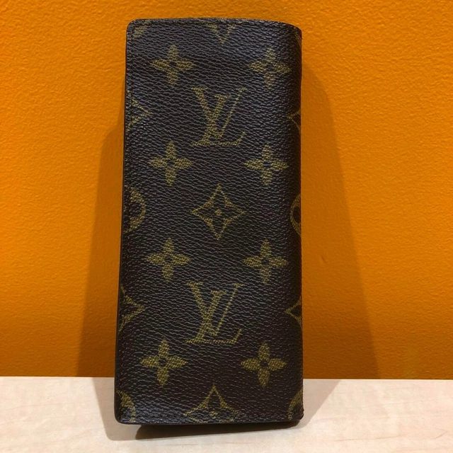 LOUIS VUITTON Monogram Eyeglass Case Brown