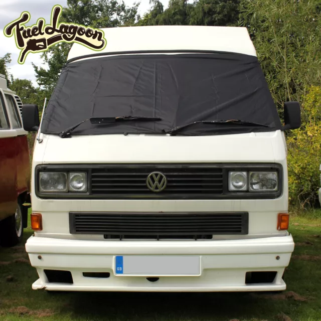 VW SCREEN COVER T25 Front Window Black Out Blind Curtains Windscreen Wrap  Frost £29.99 - PicClick UK