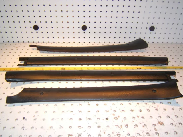 Mercedes Early W114,W115 sedans Only windshield Frame BLACK OE 1 set of 4 Covers