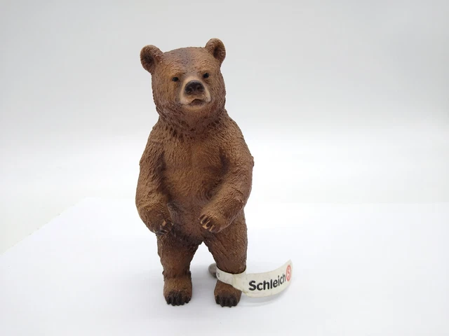 Schleich Standing Adult Grizzly Brown Bear - New with Tag