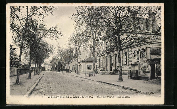 CPA Boissy-Saint-Léger, Rue de Paris, La Mairie