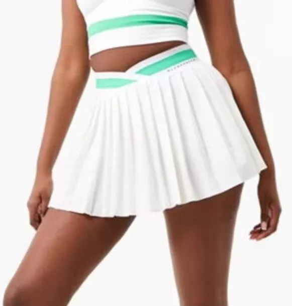 Slazenger Pleated Tennis Skort Ladies White All Sizes #REF22