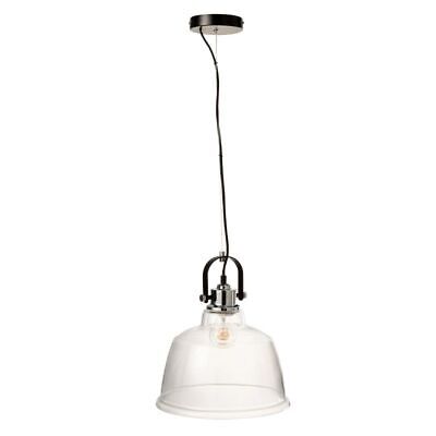 Paris Prix - Lampe Suspension Design "magali" 175cm Transparent
