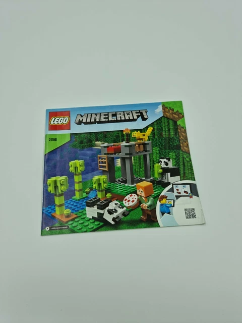 Lego minecraft panda instructions cheap