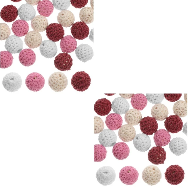 64 Pcs wood loose beads Perles En Vrac Fournitures De Fabrication De Bracelets