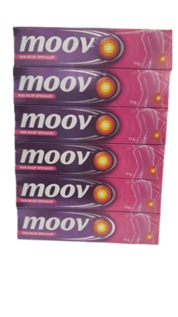 Moov Fast Pain Relief Cream With Nilgiri Oil 50g  (pack of 6) Ayurvedic Ointment