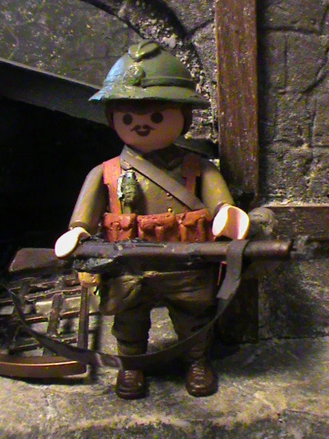 PLAYMOBIL CUSTOM SOLDAT Russe (Berlin-1945) Ref-0015 Bis