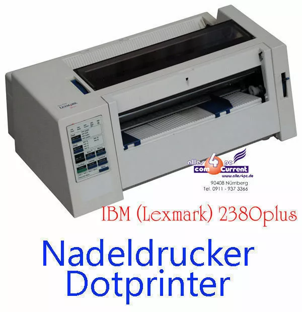 A4 Nadel-Drucker Dot-Printer Lexmark 2380 Plus Bis Windows 7 Driver Oki Ml3320 -