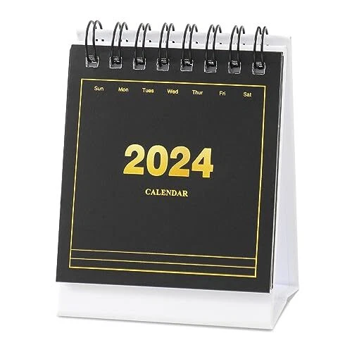 MINI DESK CALENDAR 20232024, Sep 2023 December 2024 Small Desk